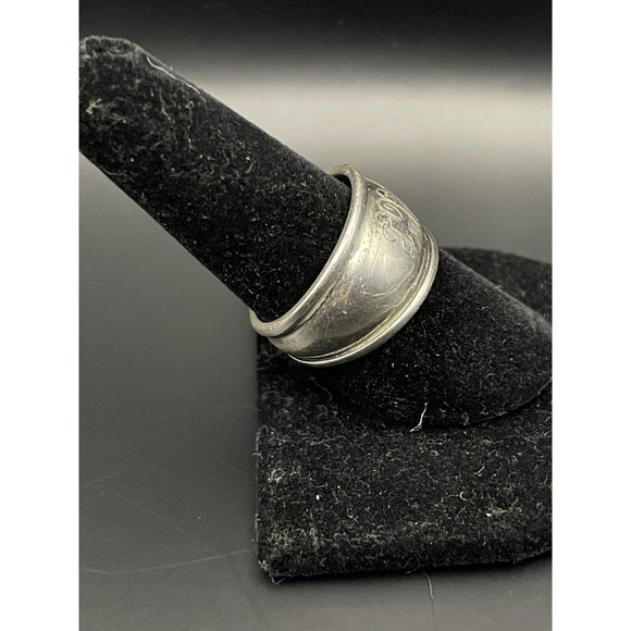 James Avery 925 Sterling Silver Monogram Ring Size 8.75 - Picture 3 of 11